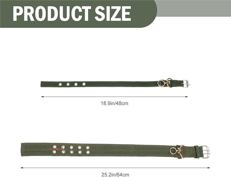 طوق عنز قابل للتعديل سميك 4 قطع أحزمة رقبة لتغذية الماشية للأغنام والأبقار حيوانات المزرعة - Image 3